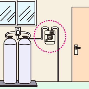 一戸建てのガスメーター設置場所