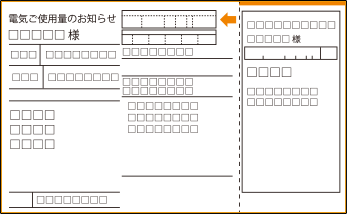 電力会社の検針票